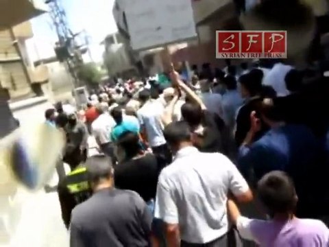 دمشق مظاهرة الحجر الأسود جمعة سقوط الشرعية 24-6-2011