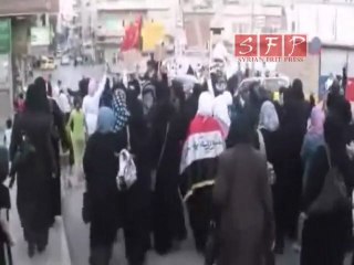 مظاهره نسائيه مدينة حماه 25-6-2011