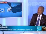 Paris:Le Président Djiboutien Ismaël Omar Guelleh,sur FRANCE 24