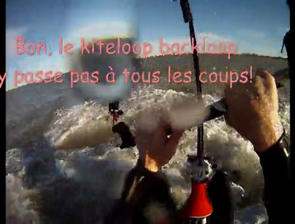 Session de kite décortiquée 07 01 2012 Les Aresquiers
