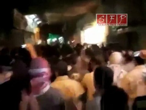 مظاهرة مسائية حاشدة في حي القدم بدمشق 29-6-2011