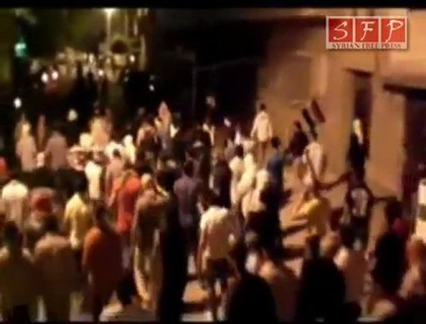June 30th, 2011 مظاهرة ضخمة انطلقت من جامع الفرقان في ادلب