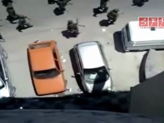 القمع الأمني لمظاهرة داريا - دمشق 01-07-2011