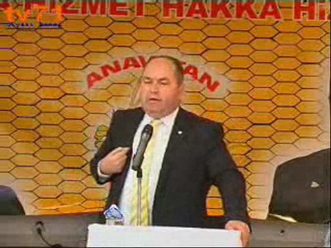Anavatan Partisi genel Başakanı ibrahim çelebi
