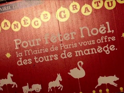 Manèges de Noël gratuits à Paris