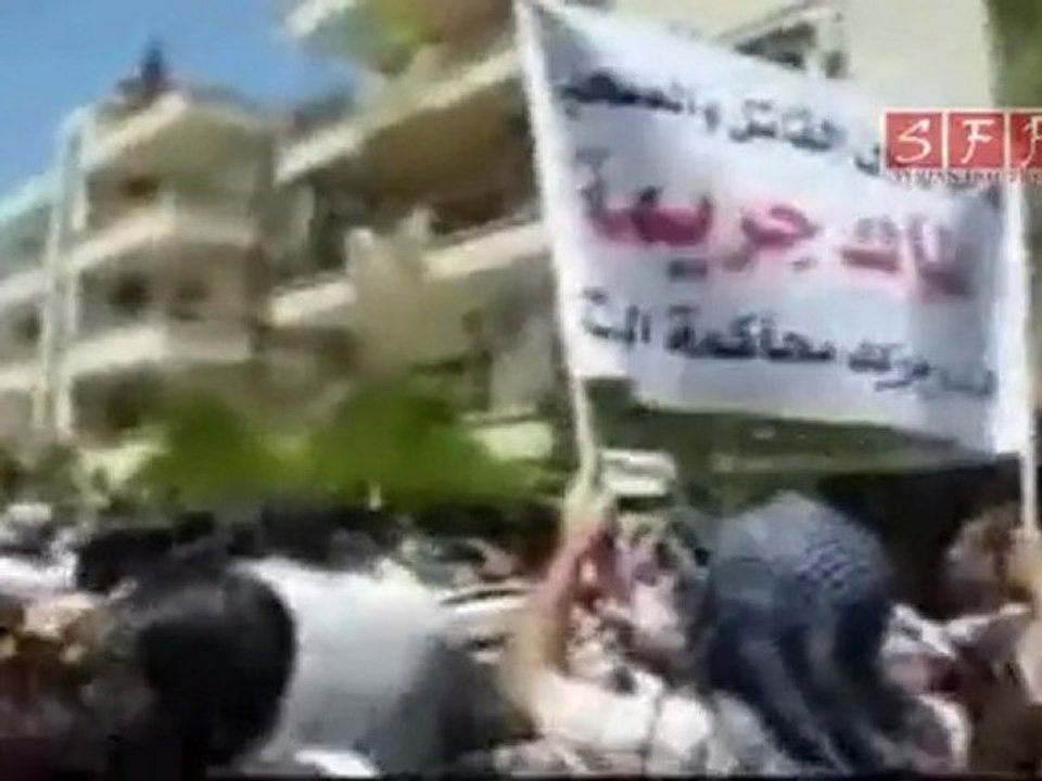 حمص الانشاءات مسجد قباء جمعه ارحل 1-7-2011