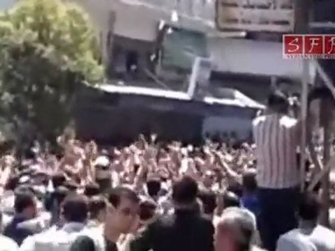 جنازة شهداء جمعة إرحل حمص المريجة 2-7-2011