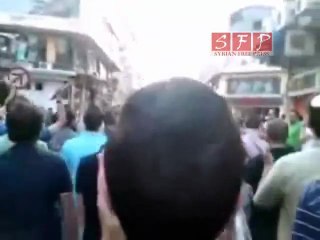 مظاهرة في حمص شارع الدبلان 2-7-2011