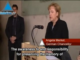 Merkel - Preserving The Holocaust Are Shared By The German a
