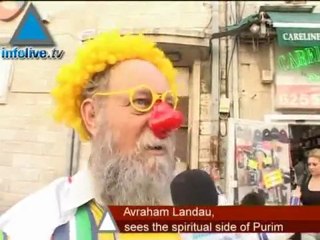 Children Take Over The Streets Of Jerusalem As Purim Celebra