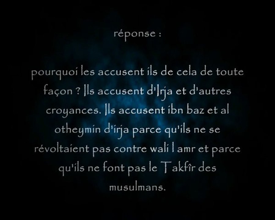 Ils accusent les vrais savants de mourjis-Cheikh Al Fawzan(hafidahu Allah)