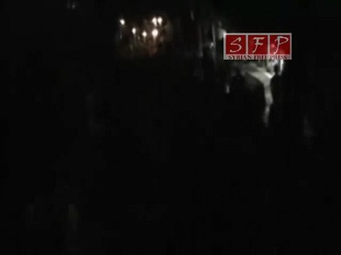 اللاذقية الرمل مظاهرة مسائية نصرة لحماة 7-8-2011