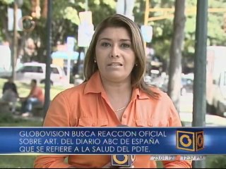 Globovisión buscó reacciones sobre artículo de ABC  de salud de Chávez