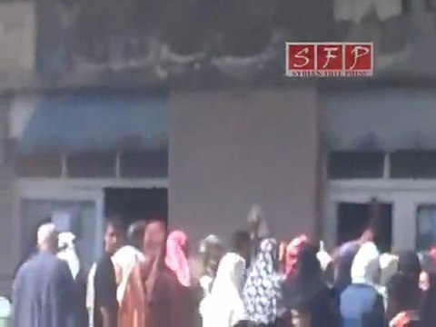 ‫ريف دمشق الضمير نقص حاد في المواد الغذائية 7-7-2011