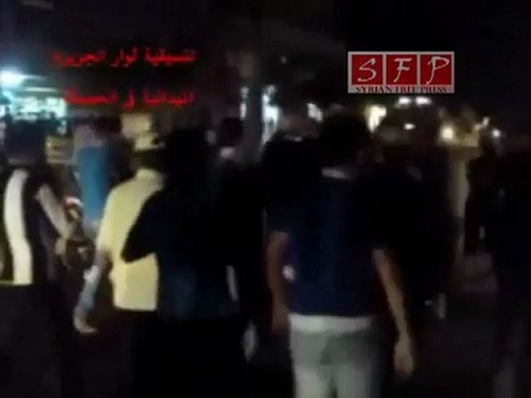 الحسكة-مظاهرة تل حجر الأحد 10-07-2011 لا للحوار