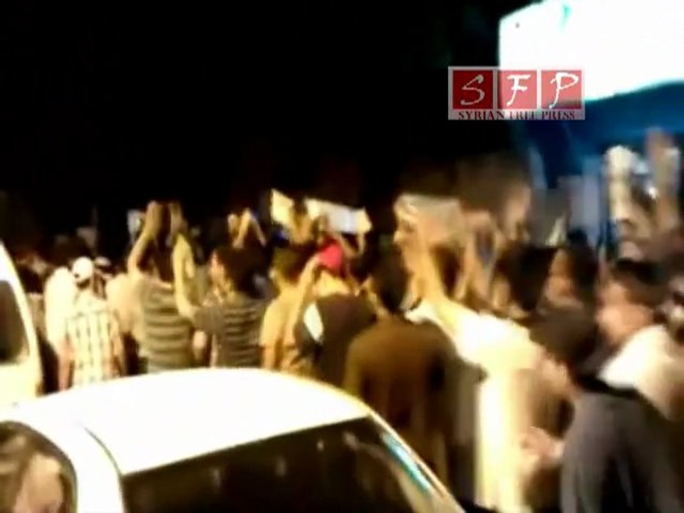 مظاهرة في شارع خالد بن الوليد في 10-7-2011