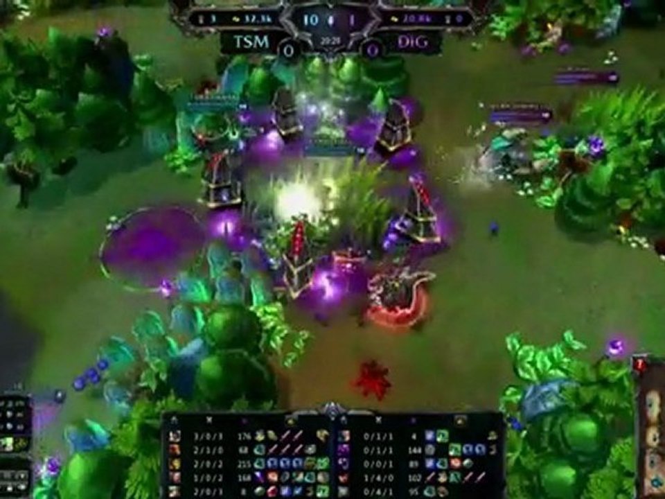 LoL : 1/2  TSM vs Dignitas game 1