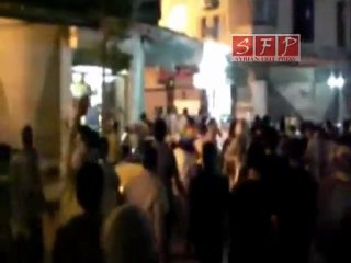 مظاهرات مدينة ادلب ليلا 11-7-211