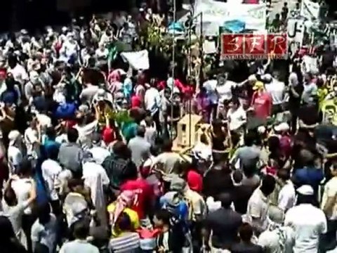 اللاذقية حشود ضخمة جمعة اسرى الحرية 15-7-2011