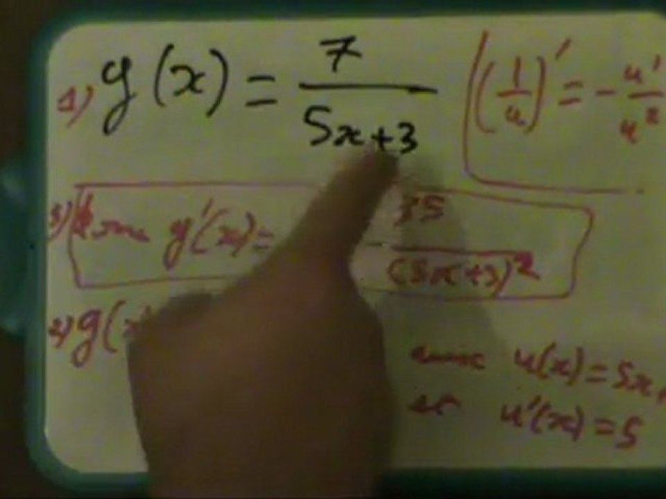 Mathématiques, première, Dérivation, partie 6