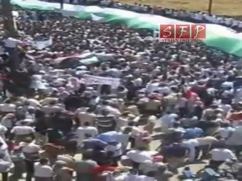 حمص - مظاهرة دير بعلبة 15-7-2011