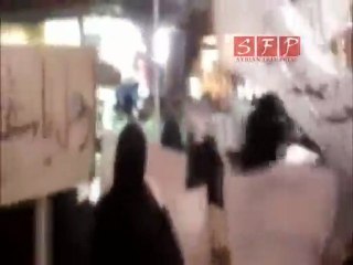 معرة النعمان مظاهره نسائيه حاشده 14 7 2011