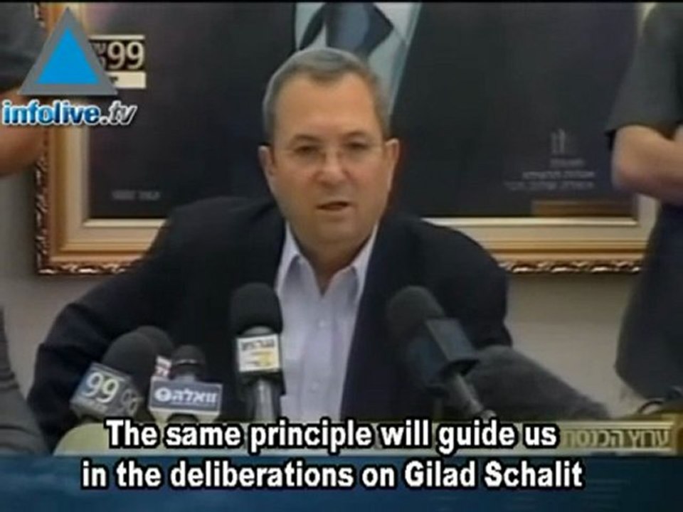 Olmert & Barak - Israel Is Obligated To Make Painful Decisio