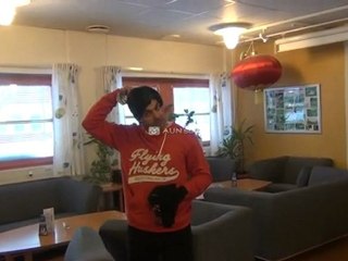 walk in shivering cold towards Lulea Universty and some chil pill on weekend........