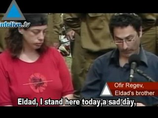 Bidding Farewell To Eldad - His Brother Ofer - I Am Proud Of