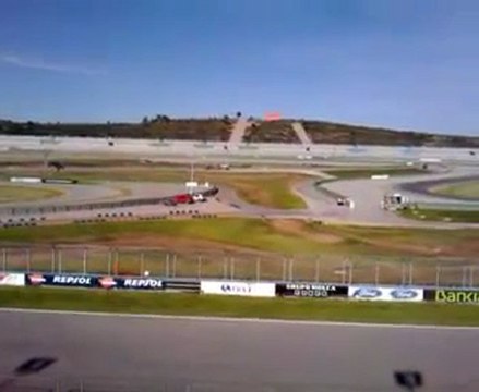 Kimi Räikkönen at Valencia Lotus Renault R10 Test 2012