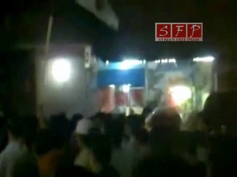 خروج شباب حرستا لنصرة حمص - دمشق - الخميس الدمشقي 21-7-2011