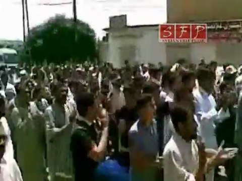 حماة كفرزيتا مظاهرات في جمعة أحفاد خالد بن الوليد 22-7-2011