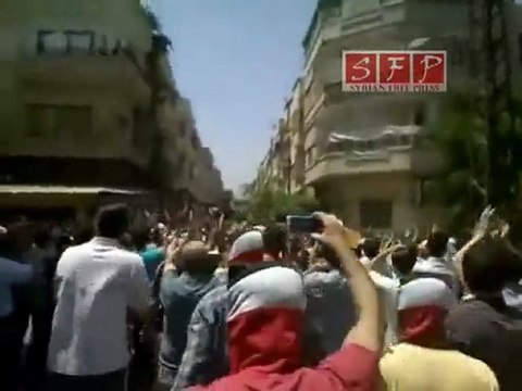 حمص أبطال حي الميدان في جمعة احفاد خالد 22-7-2011.