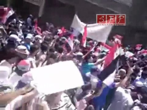 الآلاف من أحرار معضمية الشام في جمعة أحفاد خالد 22-7-2011