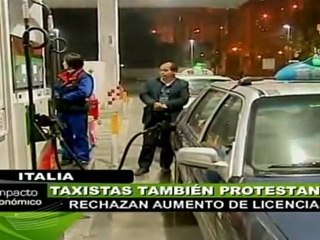Camioneros inician huelga contra aumento en gasolina: Italia