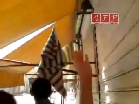 حلب - اعزاز إطلاق النار على المتظاهرين 22-7-2011