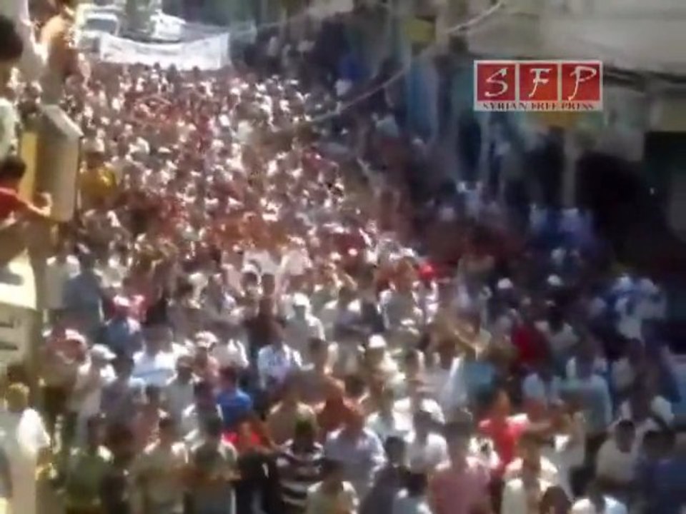 فري برس   بنـش مظاهرة جمعة الموت ولا المذلة  2 أيلول 2 9 2011