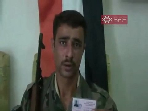 فري برس انشقاق المجند احمد رافع درويش في حمص 7 9 2011