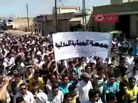 فري برس حماه حلفايا جمعة الحماية الدولية 9 9 2011