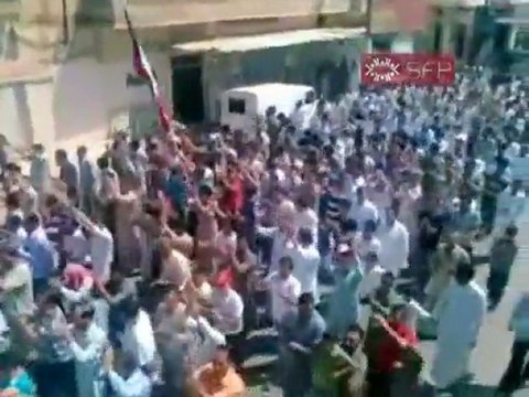 فري برس حماه كفرزيتا مظاهرة في جمعة الحماية الدولية 9 9 2011