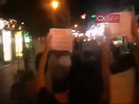 فري برس مظاهرة حاشدة في حي اليمدان بدمشق الجزماتية 8 9 2011