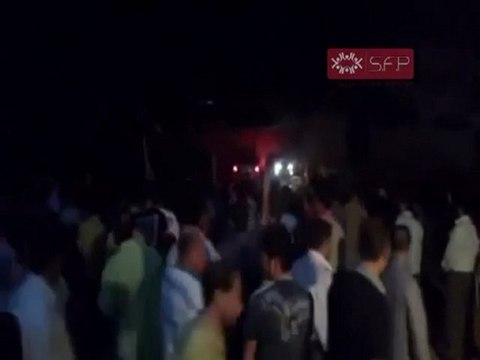 فري برس إدلب مظاهرة سرمين مسائية جمعة الحماية الدولية 9 9 2011