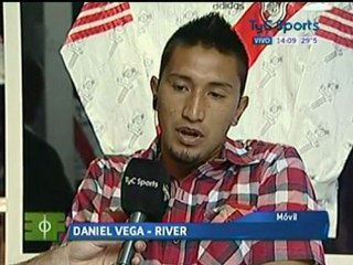 Daniel Vega en Estudio Futbol