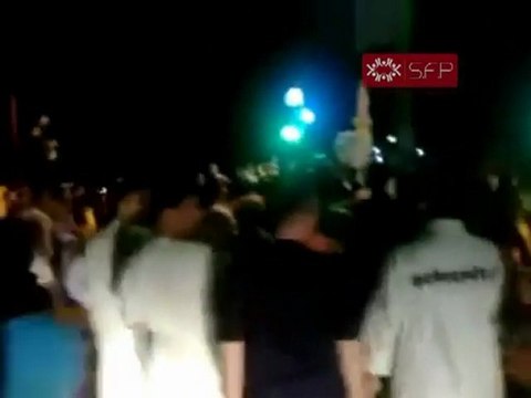 فري برس ادلب حزانو مظاهرة مسائية اثنين زينب الحصني 19 9 2011