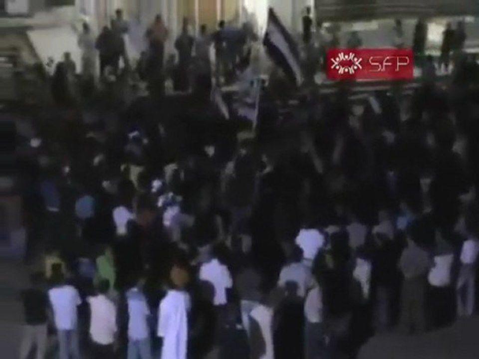 فري برس   الحراك مظاهرة مسائية في ثلاثاء الوفاء للهرموش 20 9 2011