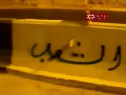 فري برس ادلب سرمين الرجل البخاخ في سرمين 19 9 2011