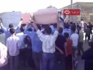 فري برس  حلب   تل رفعت  مظاهرة تلاميذ المدارس صباحية 20 9 2011
