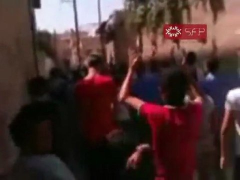 فري برس دمشق برزة البلد مظاهرة طلابية 20 9 2011