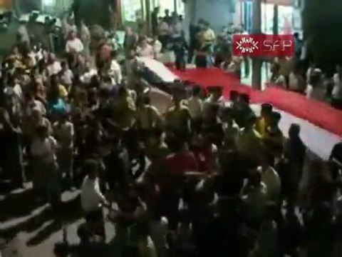فري برس ادلب سرمين مظاهرة مسائية لاحرار سرمين 21 9 2011