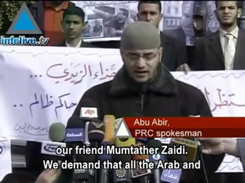 Iraqi Shoe Thrower An Instant Celeb - Hebron Shoe Company Of